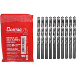 Broca Aco Rapido Cortag 5,0Mm - 61919 - Kit C/10 Pecas
