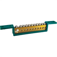 Barramento Steck Terra 11 Terminais Verde- Sbt11