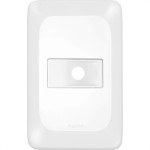 Placa Pial Pop Branca 4X2 - Saida Fio Lgp20F