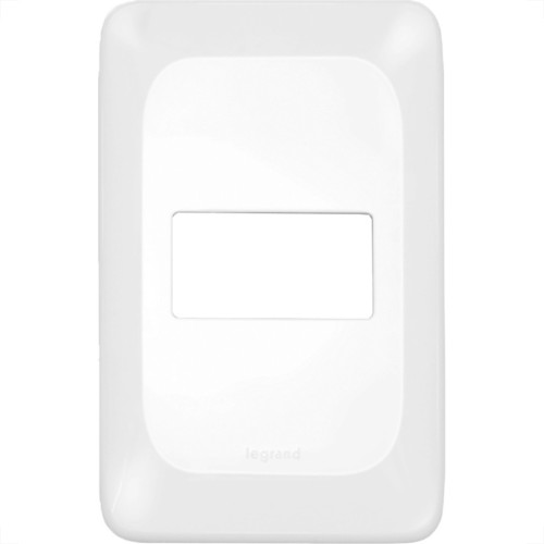 Placa Pial Pop Branca 4X2 - 1 Modulo Lgp21