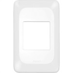 Placa Pial Pop Branca 4X2 - 2 Modulos Juntos Lgp22