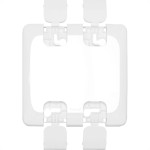 Placa Pial Pop Branca 4X4 - Cega Lgp40