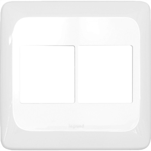Placa Pial Pop Branca 4X4 - 2 Modulos+2 Modulos Juntos Lgp44