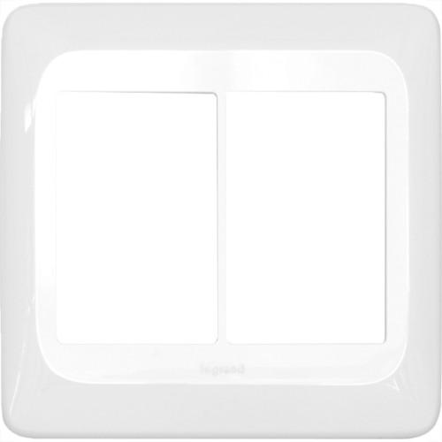 Placa Pial Pop Branca 4X4 - 3 Modulos+3 Modulos Juntos Lgp44
