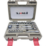 Soquete Estriado Mayle Jogo 1/2'' - 23 Pecas 8 A 32Mm