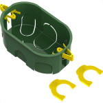 Caixinha De Luz Pvc Para Drywall Tigre Dryfix Verde 4X2