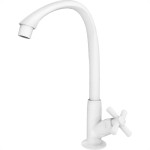 Torneira Bica Movel Pia Mesa Abs Tigre Cross 1/2'' Branca