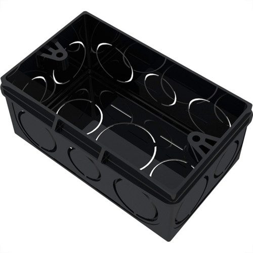 Caixinha De Luz Pvc Tigre Preta 4X2 Pesada - Kit C/24 Pecas