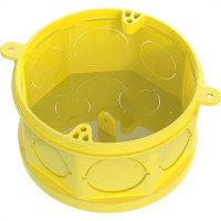 Caixinha De Luz Pvc Tigre Amarela Fms - Kit C/12 Pecas