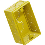 Caixinha De Luz Pvc Tigre Amarela 4X2 - Kit C/24 Pecas