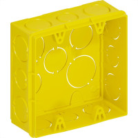 Caixinha De Luz Pvc Tigre Amarela 4X4 - Kit C/12 Pecas