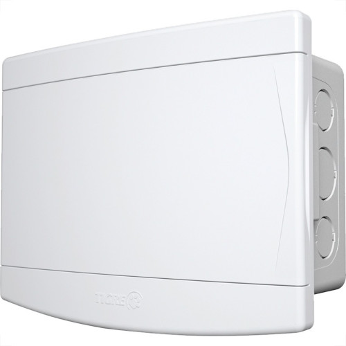 Centrinho Tigre Pvc Embutir Para 8 Disjuntores Din Sem Barramento Branco