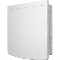 Centrinho Tigre Pvc Embutir Para 24 Disjuntores Din Com Barramento Branco