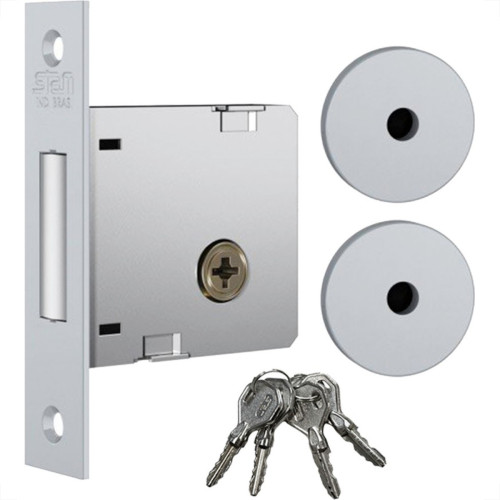 Trava Quadrupla Stam Inox 1004 Roseta Redonda 10985