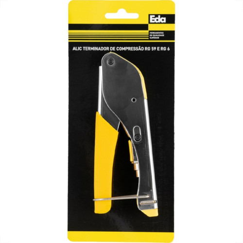 Alicate Crimpar Eda Terminal De Compressao Rg59 E Rg6 - 0Jw