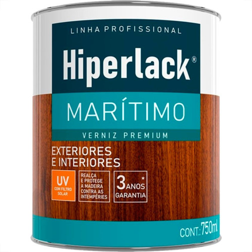 Verniz Hyperlack Maritimo Fosco Incolor 750Ml
