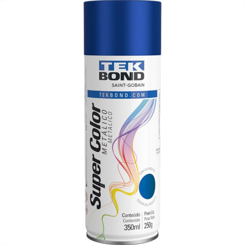 Spray Tekbond Metalico Azul 350 Ml