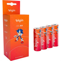 Pilha Elgin Zinco Aa Pequena - R06P Caixa Com 40 Pecas - 82341