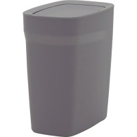 Lixeira Plastica Basculante Tramontina Compacta 8,5 Litros Cinza - 92864321