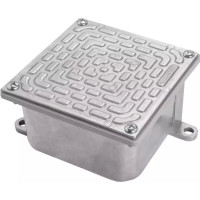 Caixa Passagem Aluminio Tramontina 10Cm X 10Cm - 56123001
