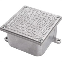 Caixa Passagem Aluminio Tramontina 20Cm X 20Cm - 56123003