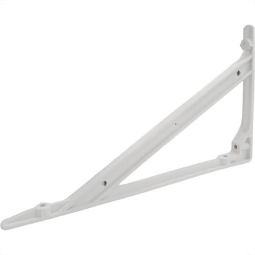 Suporte Prateleira Plastico Thompson Steelplas Leve 30Cm Branco - Kit C/12 Pecas