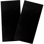 Vidro Retangular Escuro Carbografite Para Mascara De Solda N.10 Pacote Com 12 Pecas Vidro Retangular Escuro Carbografite Para Mascara De Solda N.10 Pacote Com 12 Pecas