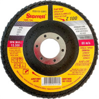 Disco Flap Starrett 4.1/2'' X 7/8''- Grao 100