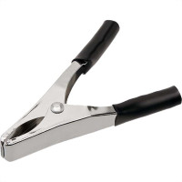 Garra Bateria Com Espaguete Mxt 50A. 10Cm Pacote Com 50 Pecas Preta