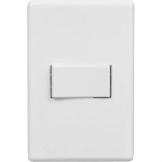 Conjunto Steck Linha Stella Com Placa 1 Simples 10A. Horizontal - 869210