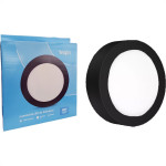 Plafon Led Sobrepor Elgin Redondo 18W. 6500K. Bivolt Preto