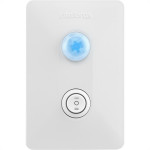 Sensor De Presenca + Fotocelula Intelbras Embutir 4X2 180º Com Interruptor - Espi 180 E+