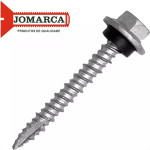 Parafuso Telha Sextavado Com Arruela De Vedacao Ponta Ogivada 12-14 X 3.1/2'' Jomarca