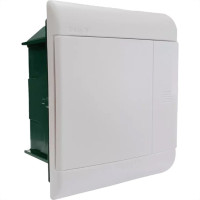 Centrinho Schneider Pvc Embutir Branco Para 8 Disjuntores Din Sem Barramento
