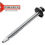 Parafuso Auto Brocante Sextavado Com Arruela Jomarca (J) 12 X 4'' Zincado