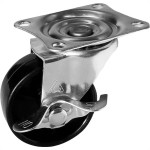 Rodizio Alianca Base Giratoria Com Freio 38Mm - Ro389F