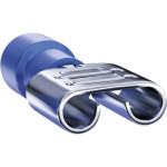 Terminal Femea Pre-Isolado Penzel 1,5 A 2,5Mm - Azul