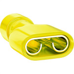 Terminal Femea Totalmente Isolado Nylon Sforplast 4 A 6Mm - Amarelo