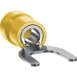 Terminal Forquilha Pre-Isolado Sforplast 4,0 A 6,0Mm - M6 - Amarelo