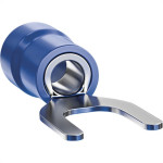 Terminal Forquilha Pre-Isolado Sforplast 1,5 A 2,5Mm - M6 - Azul