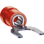 Terminal Forquilha Pre-Isolado Sforplast 0,5 A 1,5Mm - M6 - Vermelho