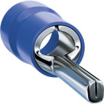 Terminal Pino Pre-Isolado Sforplast 1,5 A 2,5Mm Comprimento 10Mm - Azul