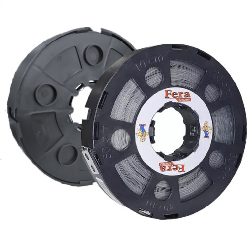 Fita De Aco Perfurada Fera - 17Mm X 30M Profissional