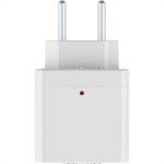 Plug Protetor De Tensao Qualitronix 2 Polos 10A. Branco - Qpp01B