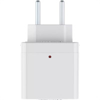 Plug Protetor De Tensao Qualitronix 2 Polos 10A. Branco - Qpp01B