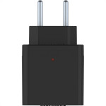Plug Protetor De Tensao Qualitronix 2 Polos 10A. Preto - Qpp01P