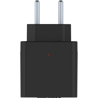 Plug Protetor De Tensao Qualitronix 2 Polos 10A. Preto - Qpp01P