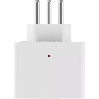 Plug Protetor De Tensao Qualitronix 2 Polos + Terra 10A. Branco - Qpp03B