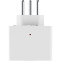 Plug Protetor De Tensao Qualitronix 2 Polos + Terra 20A. Branco