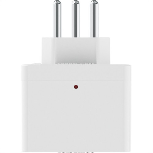 Plug Protetor De Tensao Qualitronix 2 Polos + Terra 20A. Branco